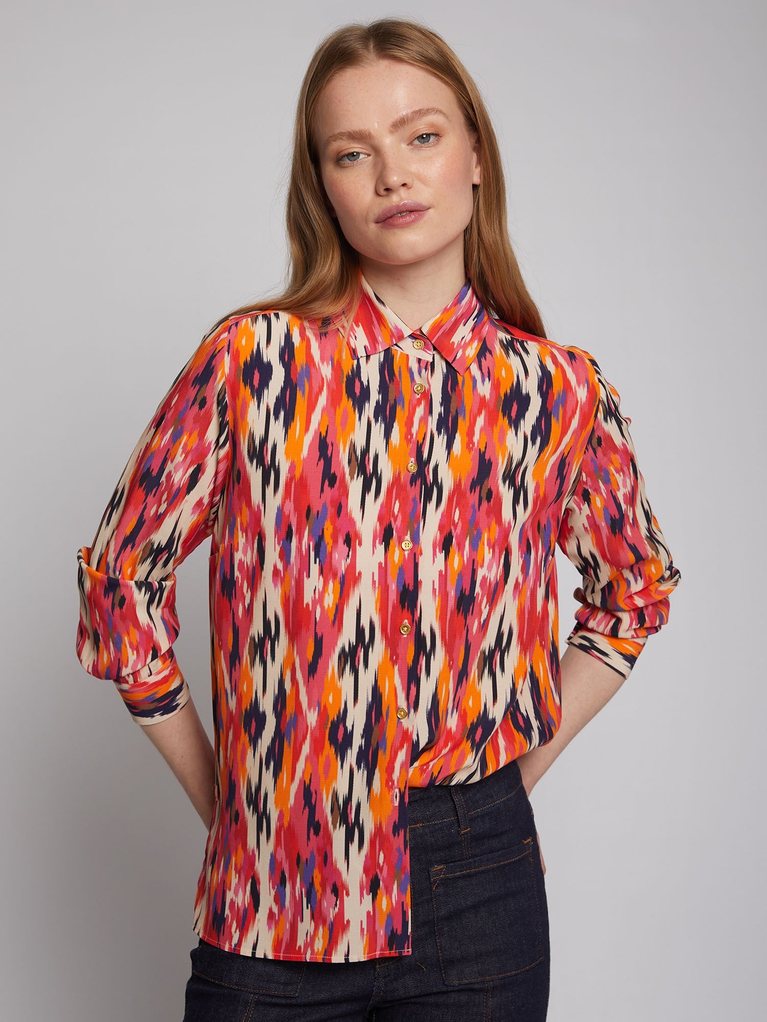 IRINA IKAT SHIRT – The Posh Pelican